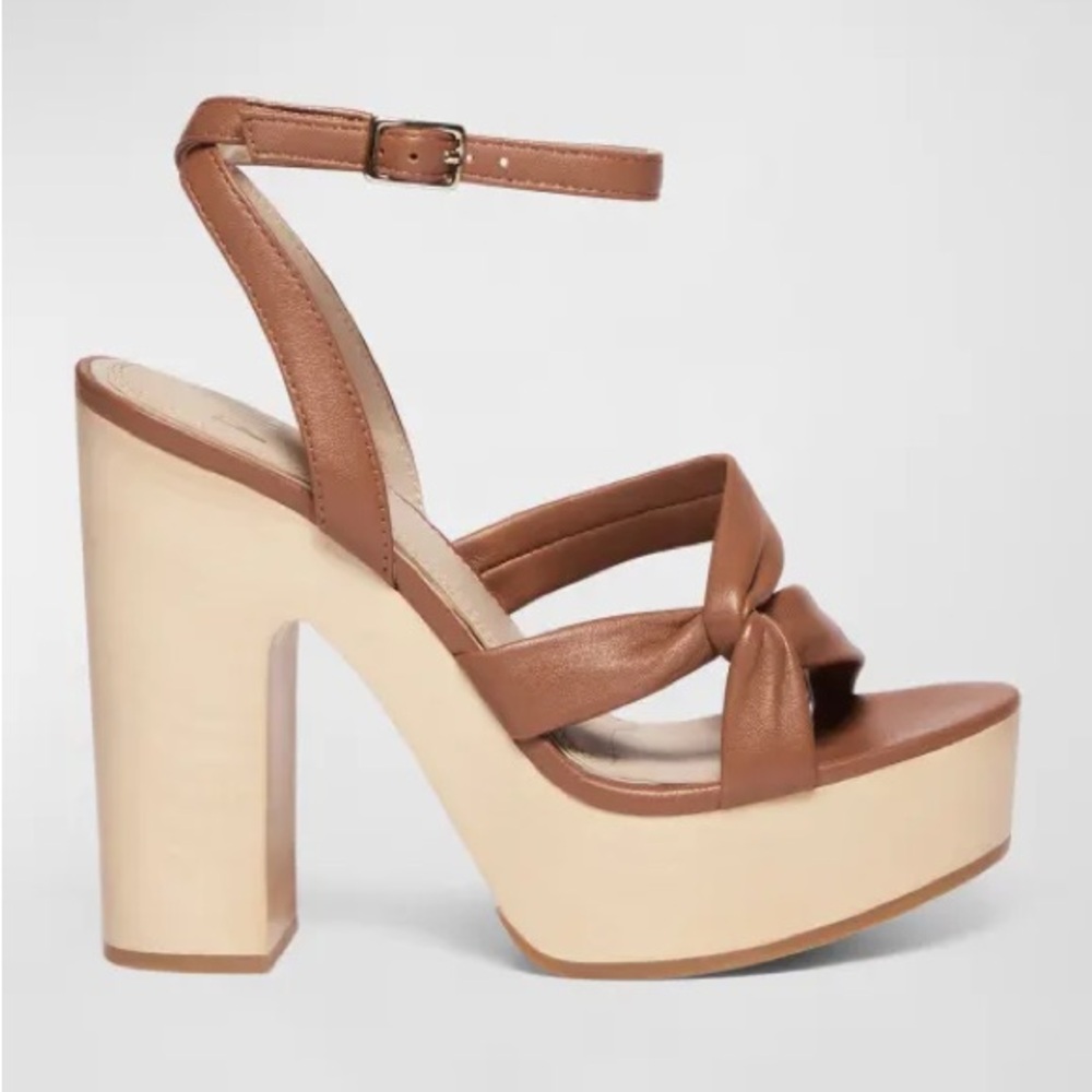 PAIGE
Cayden Leather Ankle-Strap Platform Sandals